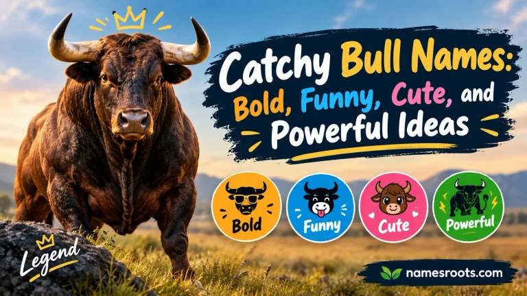 Catchy Bull Names