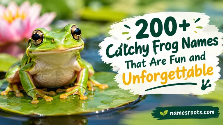 Catchy Frog Names