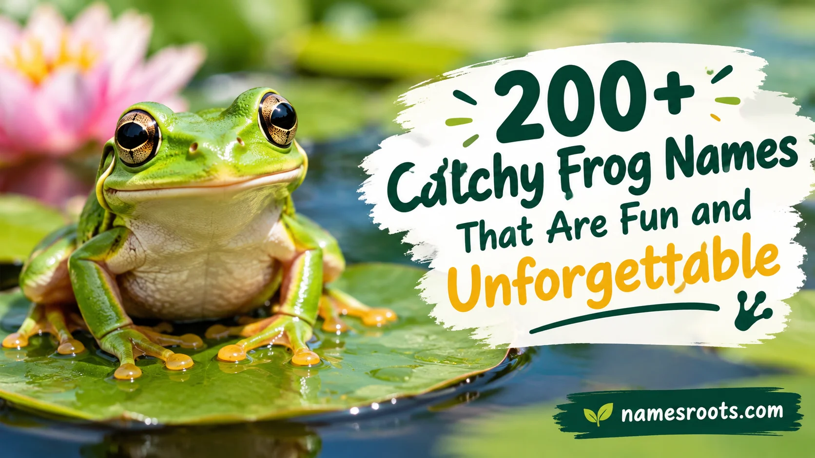 Catchy Frog Names