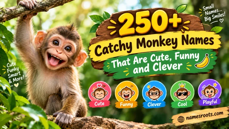 Catchy Monkey Names