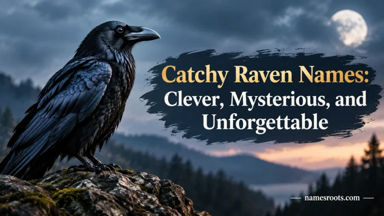 Catchy Raven Names