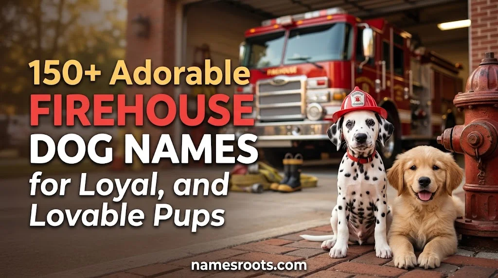 Adorable Firehouse Dog Names