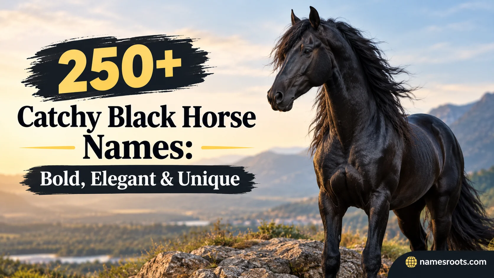 Catchy Black Horse Names