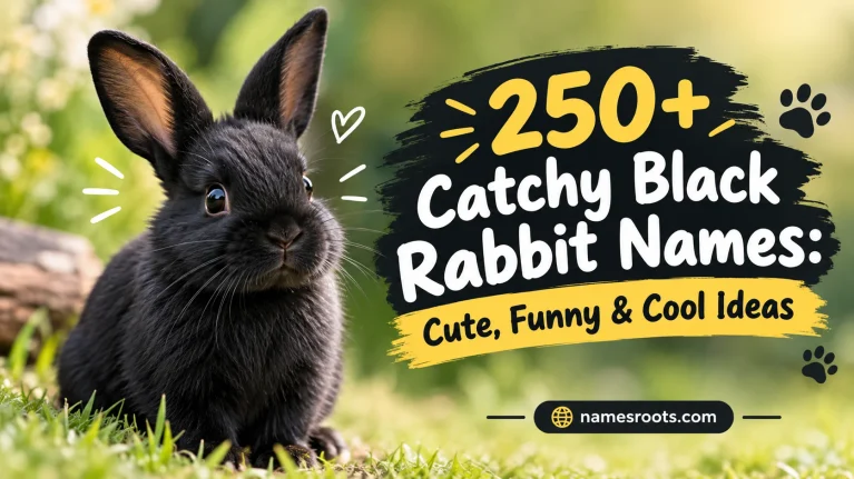 Catchy Black Rabbit Names