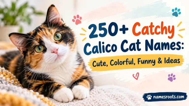 Catchy Calico Cat Names