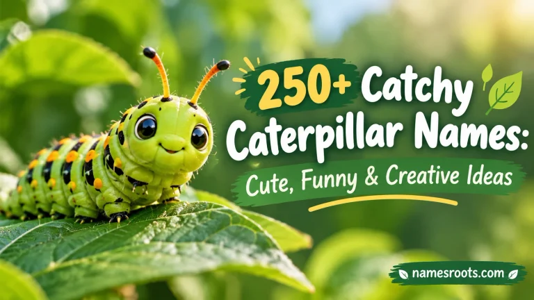 Catchy Caterpillar Names