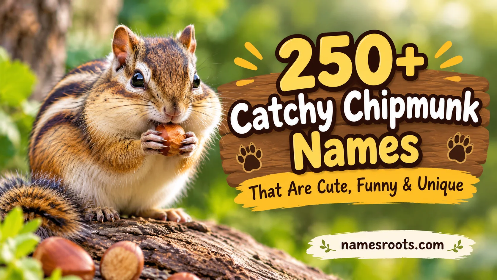 Catchy Chipmunk Name