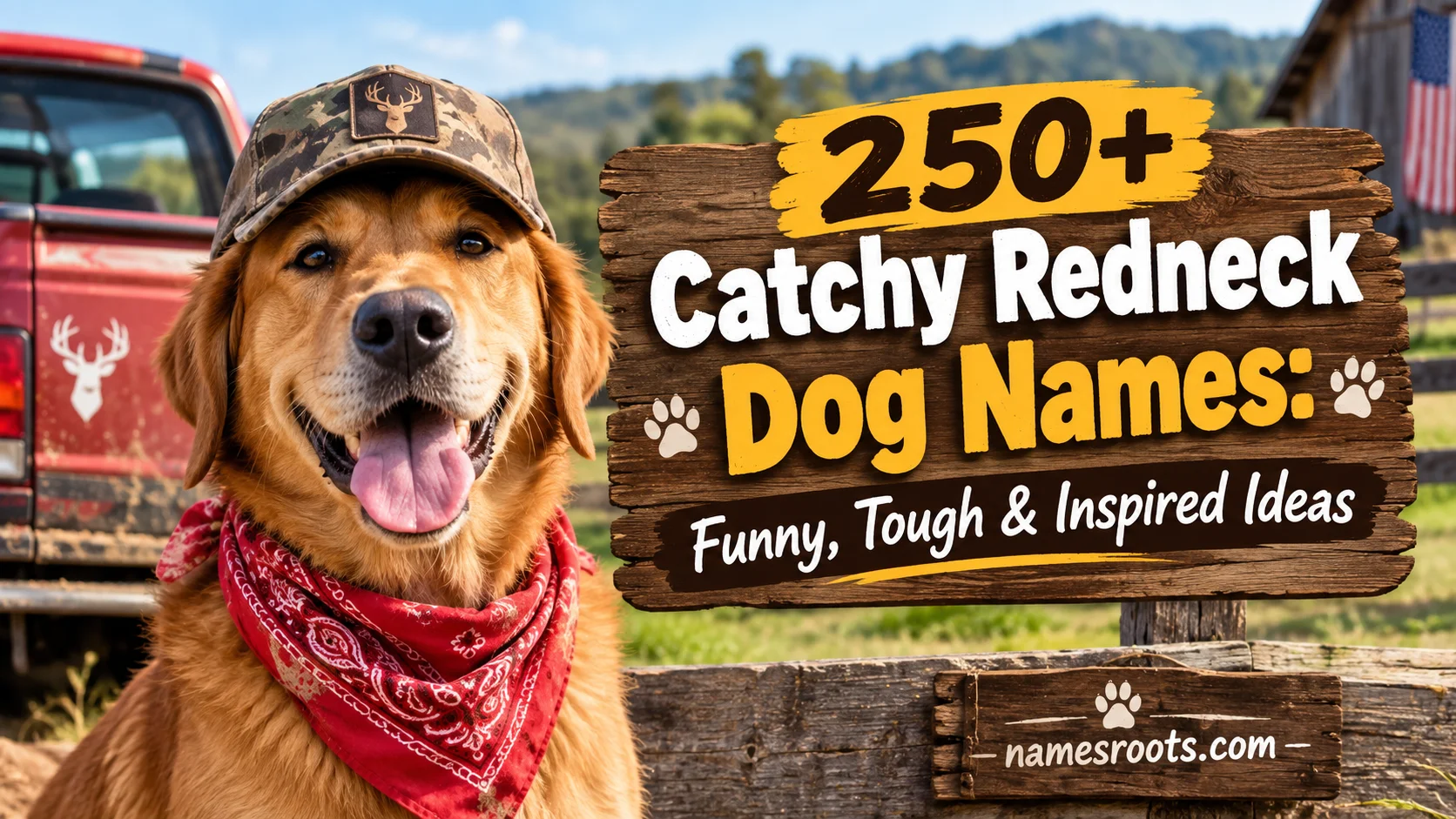 Catchy Redneck Dog Names