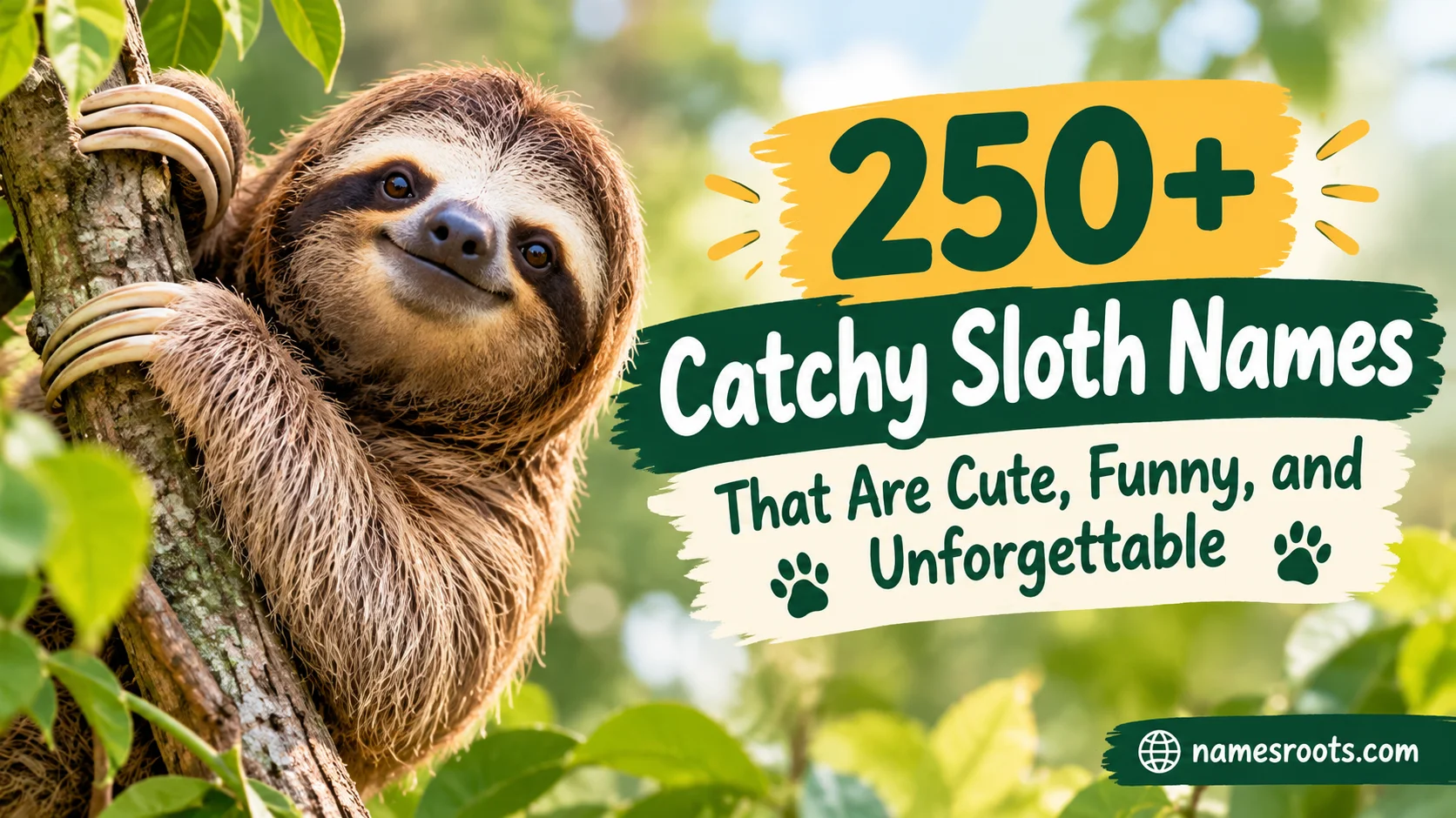 Catchy Sloth Names