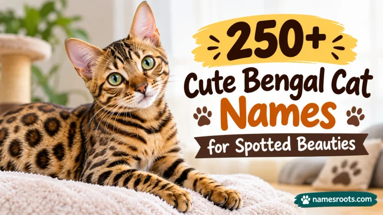 Cute Bengal Cat Names