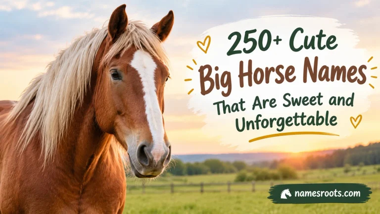 Cute Big Horse Names