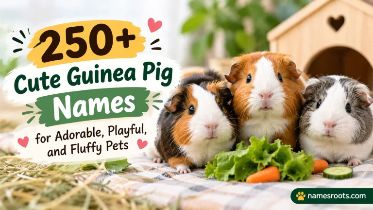 Cute Guinea Pig Names