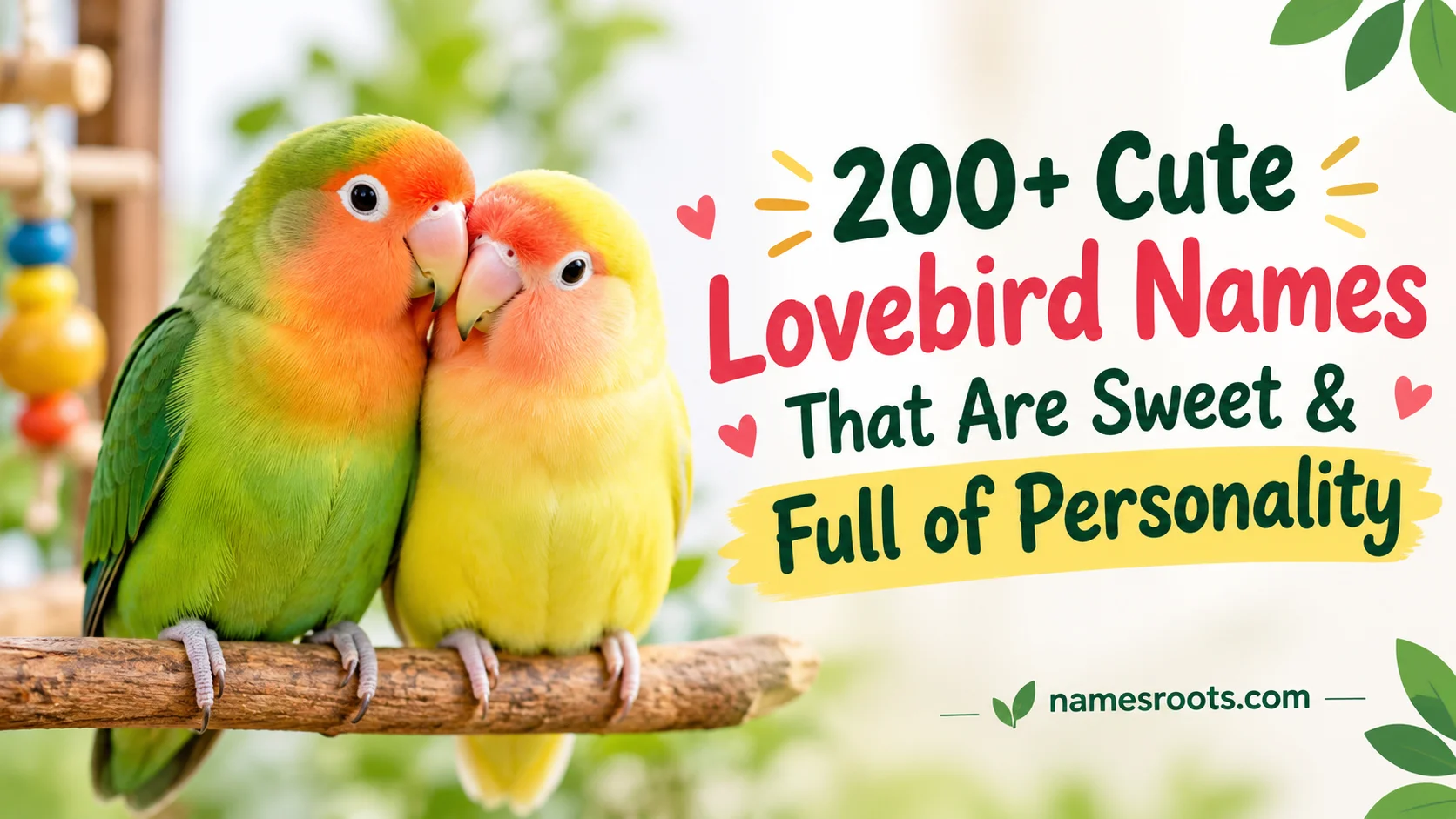 Cute Lovebird Names