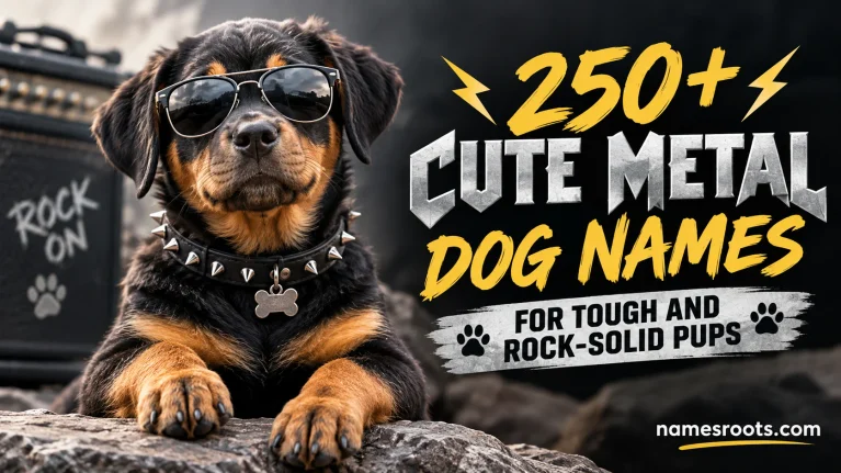 Cute Metal Dog Name