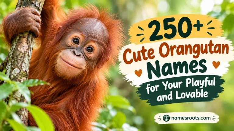 Cute Orangutan Names