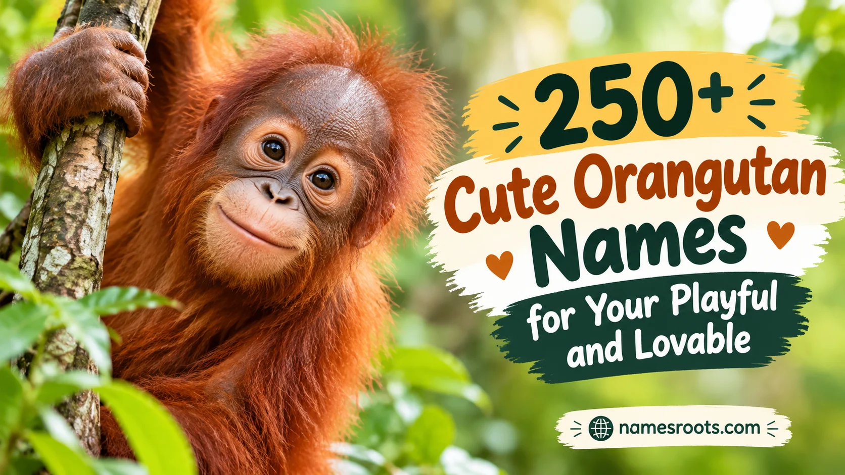 Cute Orangutan Names