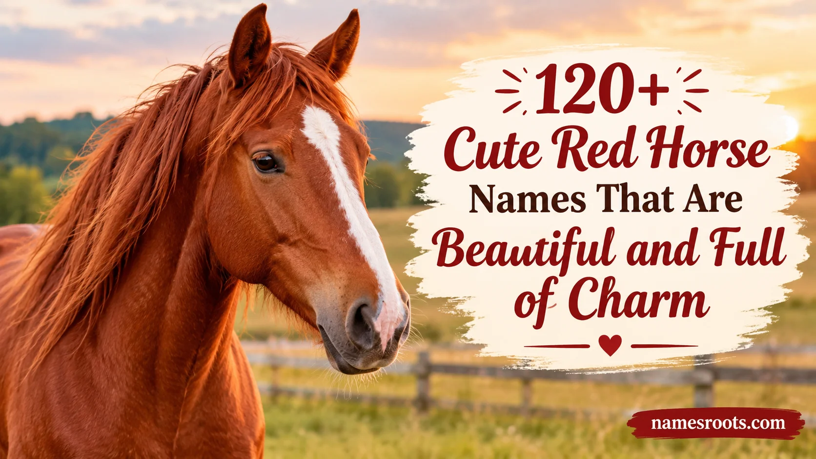 Cute Red Horse Names