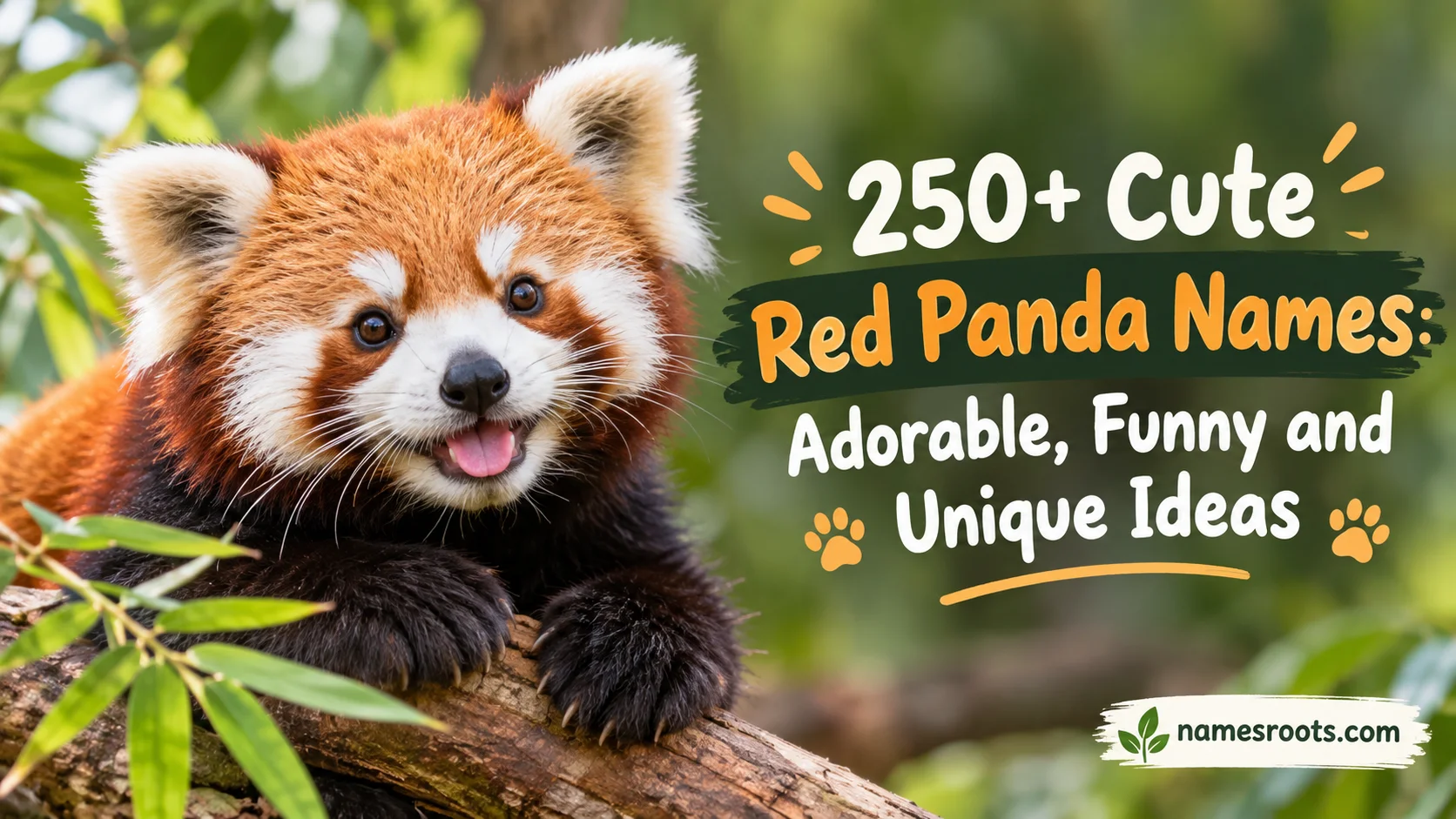 Cute Red Panda Names