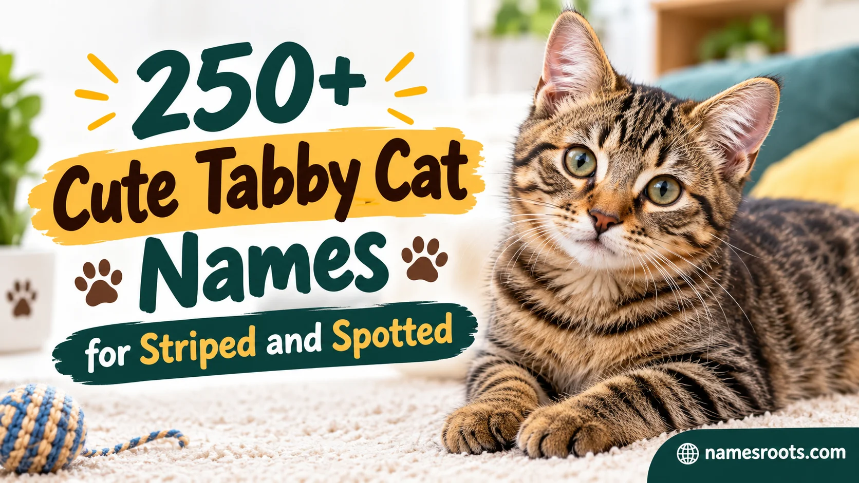 Cute Tabby Cat Names