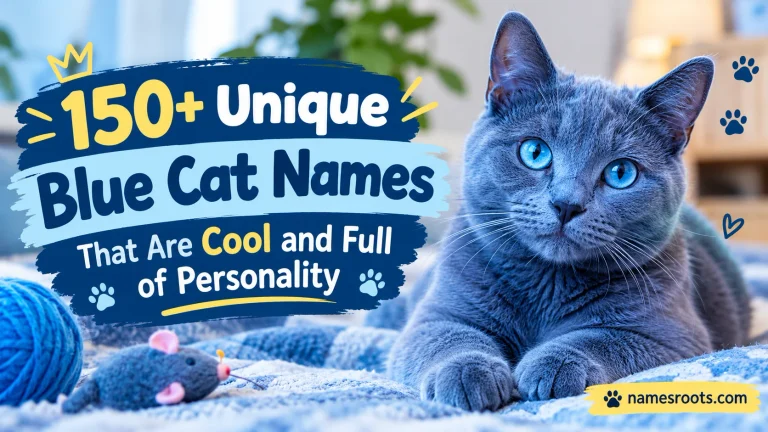Unique Blue Cat Names