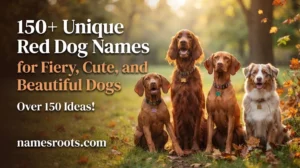 Unique Red Dog Names