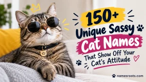 Unique Sassy Cat Names