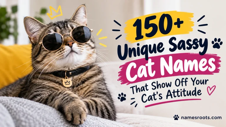 Unique Sassy Cat Names